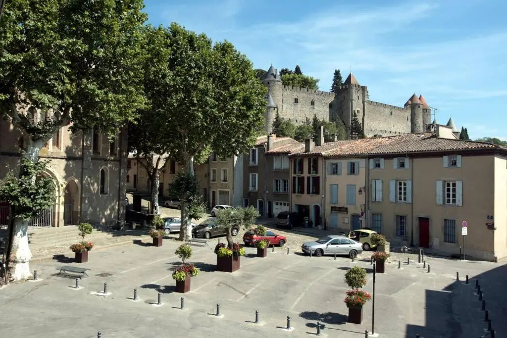 L'Or Vert, CASTLE VIEW, PRIVATE parking, Air conditioner, Netflix, 160m from medieval town