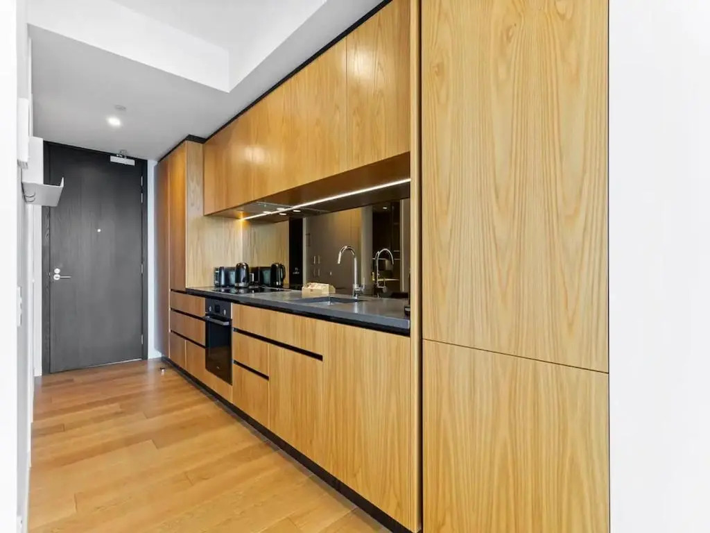 Sleek Modern Studio with Balcony by Zodiak Stays