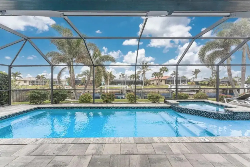 Tranquility Waterfront Villa Pool Dock