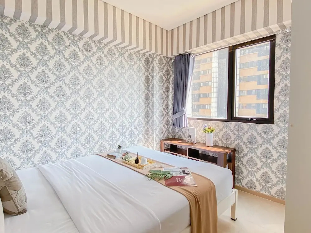Monochrome 2Br Near Dian Harapan School At Apartment Meikarta
