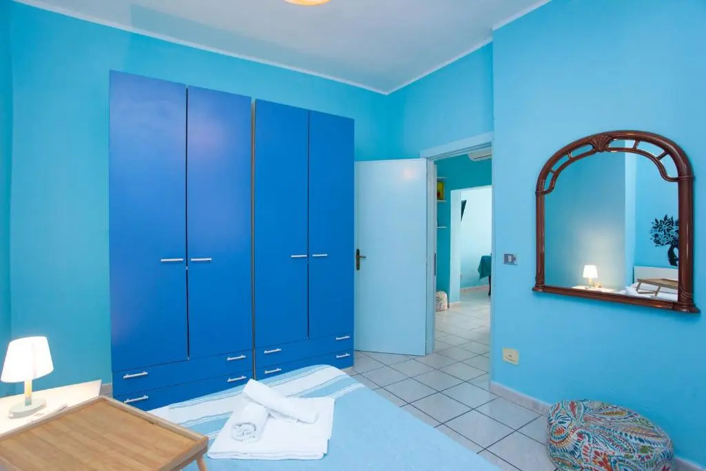Blue house in santa Lucia