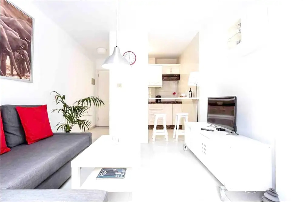 Apartment with One Bedroom in Puerto de Naos, with Furnished Balcony And Wifi - 100 M From the Beach