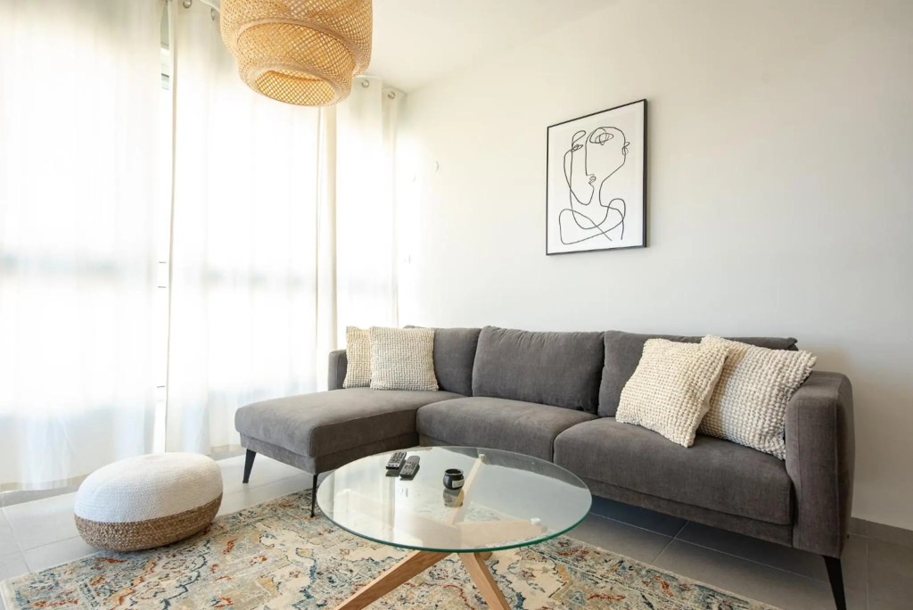 PORT CITY HAIFA - German Colony Luxurious 2 bdrms Apt