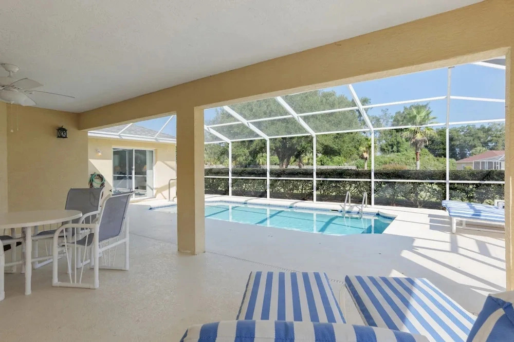 Villa Warren Family Pool Paradise in Inverness Screened Pool Trail Adventures