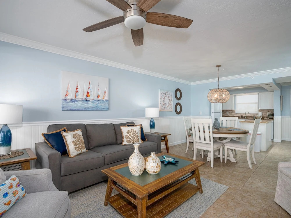Welcome To Beach Villa's # 202 Vacation Rental - 250 Estero Blvd 2 Bedroom Condo by RedAwning