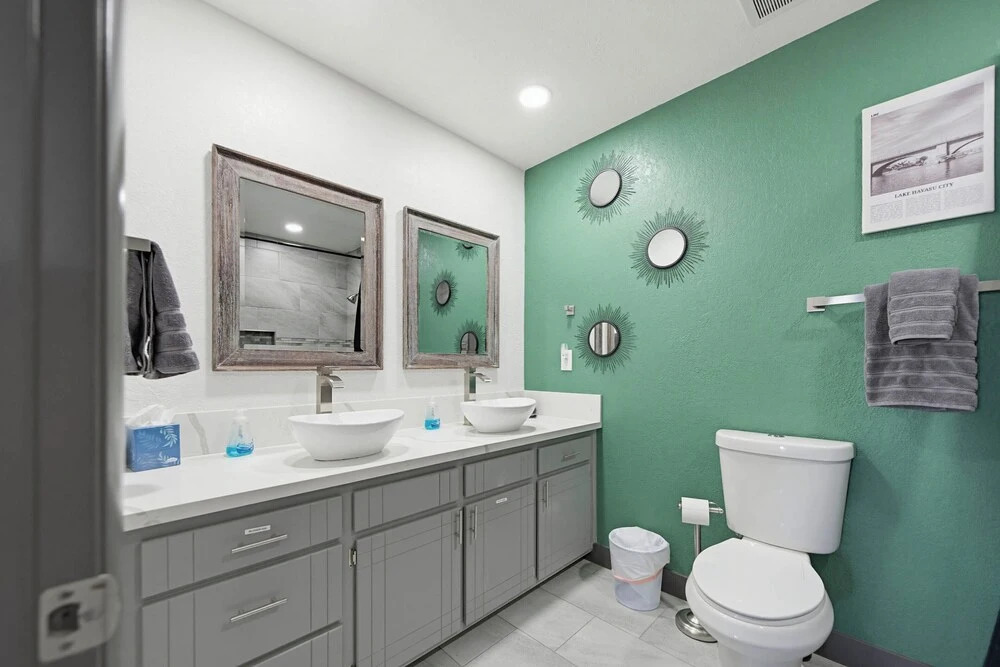 Pool, Game Room & Lake View! Modern Havasu Home