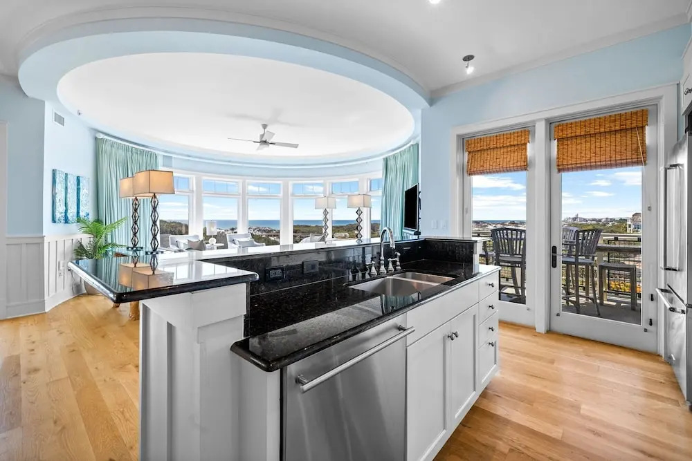 GULF VIEWS from ALL Bedrooms! 308 Compass Point 1 in WaterSound Short walk to the beach and pool 3 Condo by RedAwning