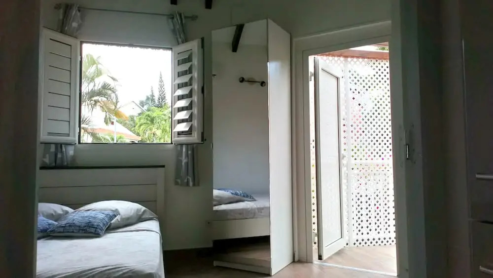 Bungalow With one Bedroom in Le Gosier, With Pool Access, Enclosed Gar