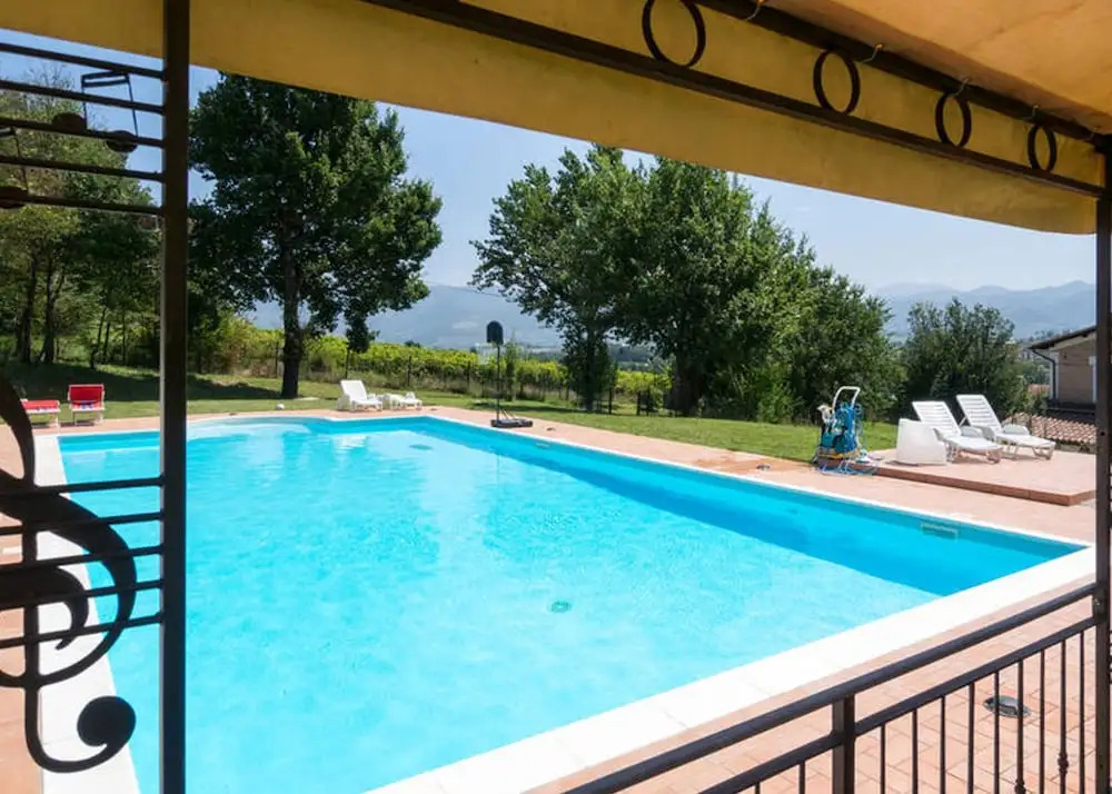 House With one Bedroom in Spoleto, With Wonderful City View, Pool Acce