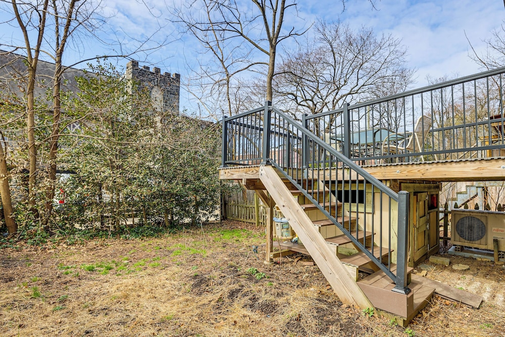 Walk to Suburban Square! Ardmore Home w/ Deck