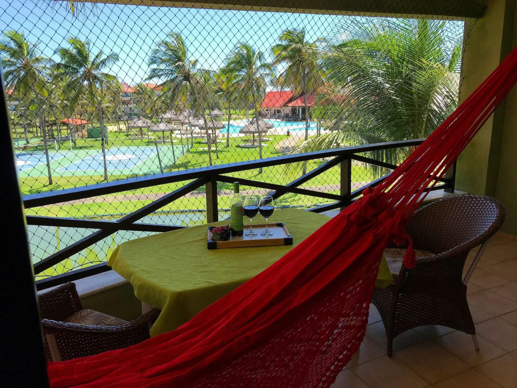 Aquaville, pé-na-areia, lazer, 900m do Beach Park