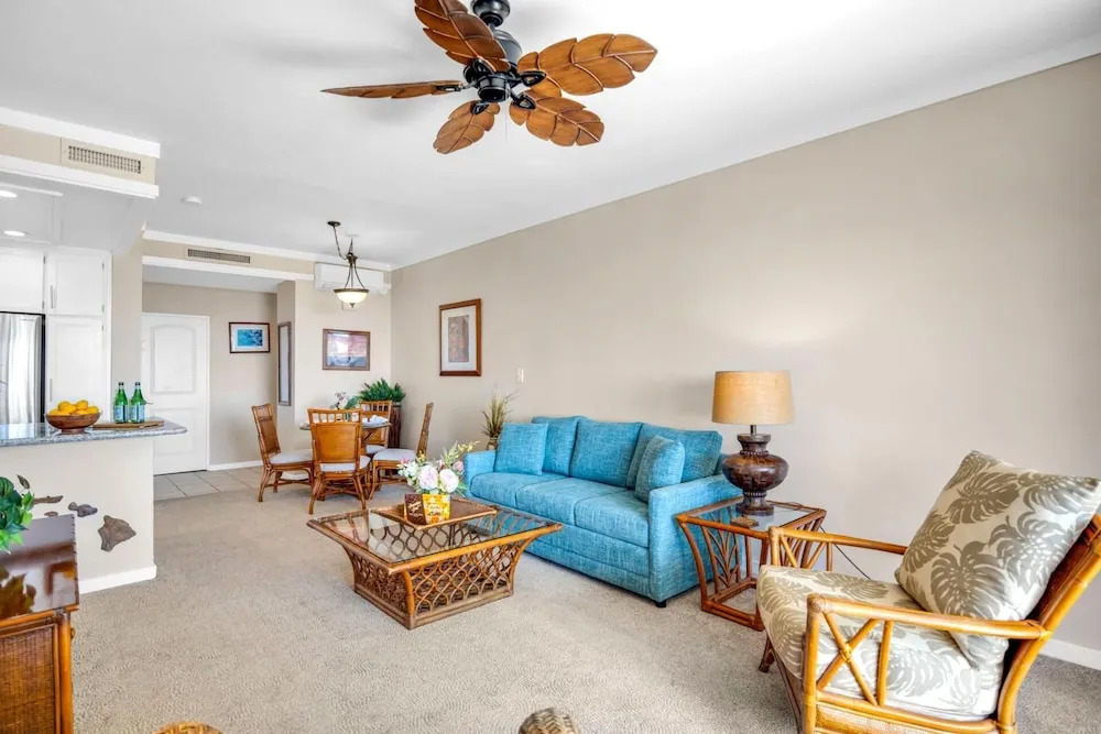 Kapalua Golf Villas Ocean View 2 BR Sleeps 6 Villas Perfect for Golfers Complimentary Car with 6 Nights KGV-21P2 by KBM