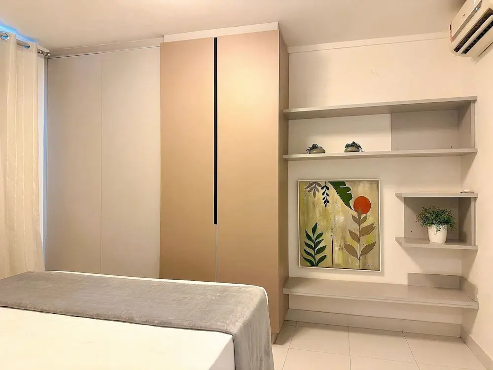METROPOLITAN BARCELONA, JARDIM GOIÁS, AVENIDA DEPUTADO JAMEL CECÍLIO, AO LADO DO FLAMBOYANT SHOPPING, RESTAURANTES, LAZER COM PISCINA, ACADEMIA E SAUNA, ESTACIONAMENTO GRÁTIS, ENXOVAL COMPLETO DE CAMA E BANHO, LAVANDERIA GRÁTIS, By REI DOS FLATS