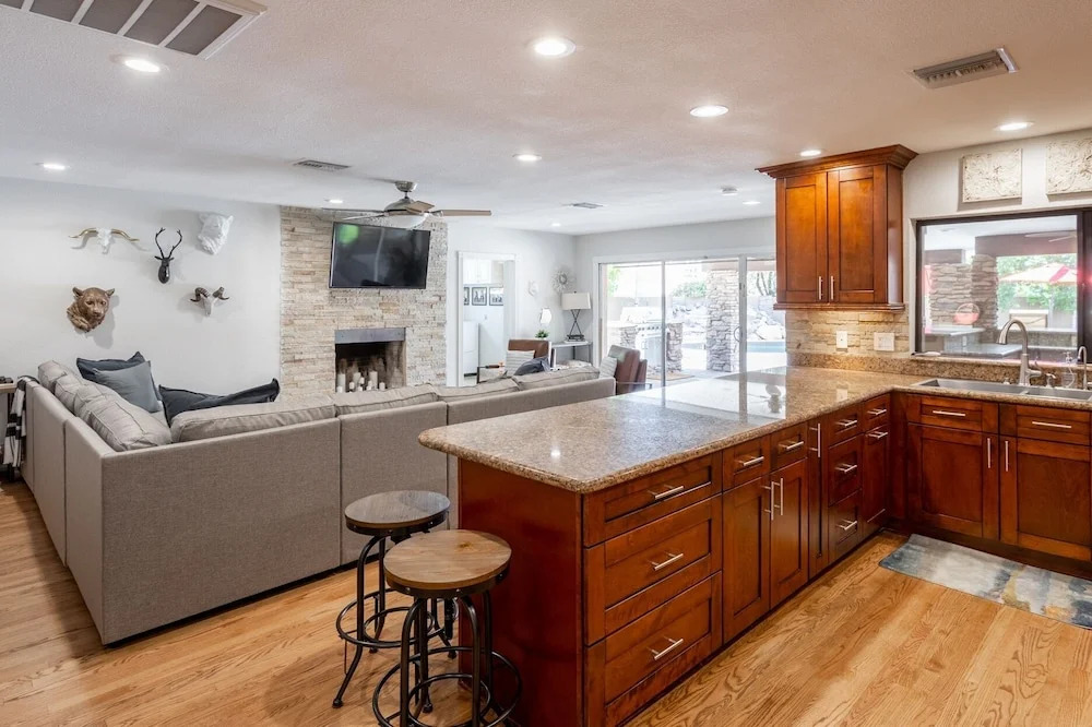 New Listing! Luxe Oasis: Pool, Spa & 2 Game Rooms Home