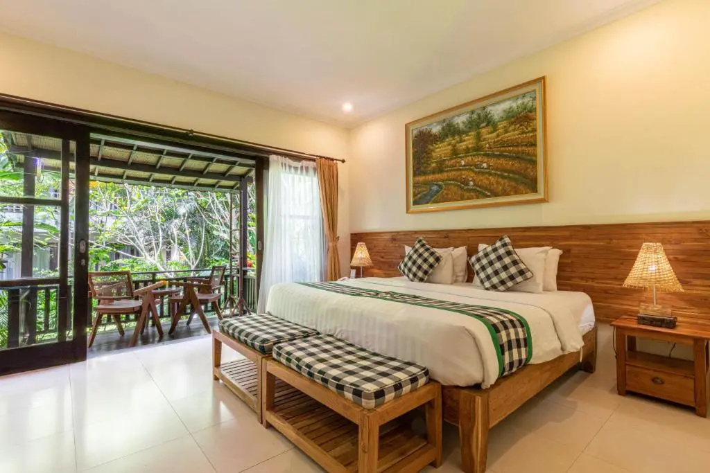 Номер Deluxe с красивым видом из окна в Meruhdani Boutique Hotel Ubud