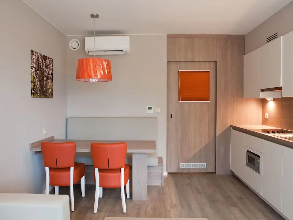 Nicely furnished studio with dishwasher in Belgian Limburg