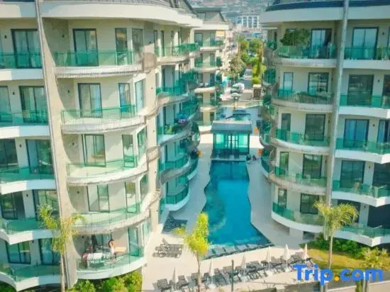 1+1 Apartment Qoople Legend A34 100 meters from the sea