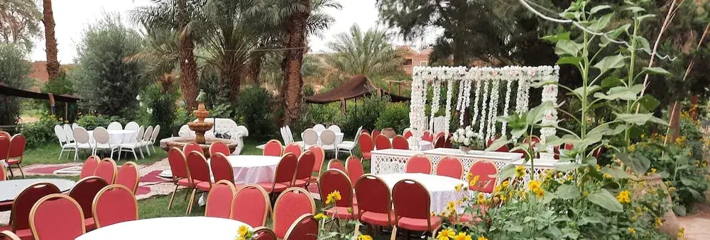 Paradise in the southern desert Morocco