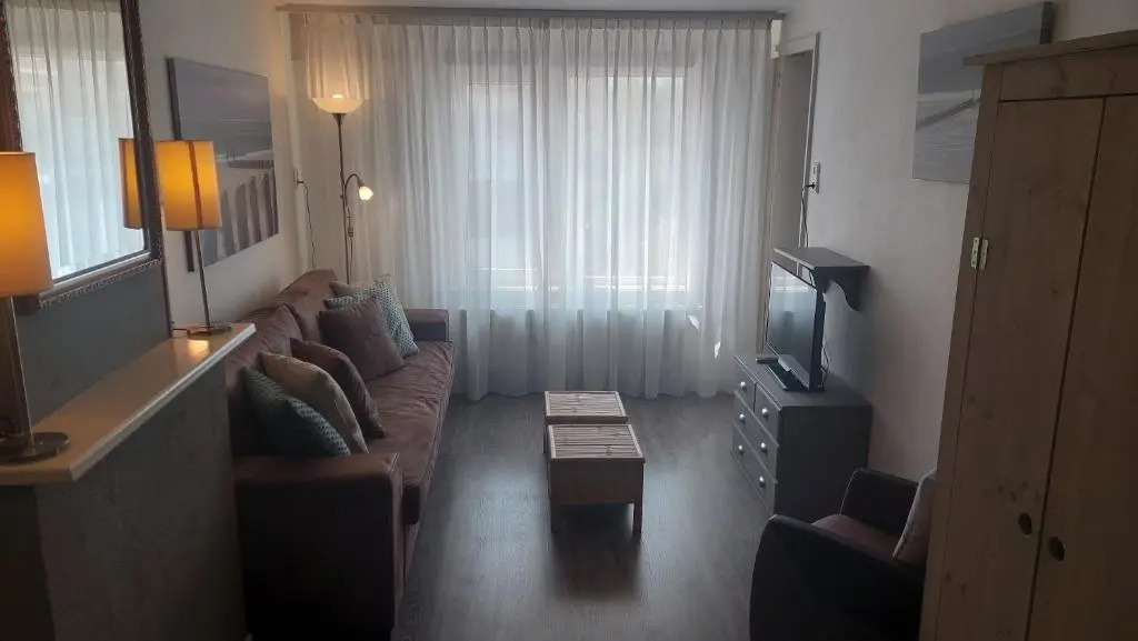 Appartement met inpandig balkon, 150 meter verwijderd van strand en centrum
