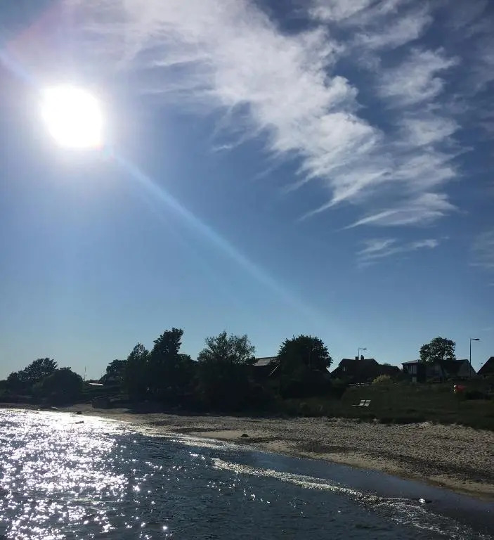 Stuga nära havet