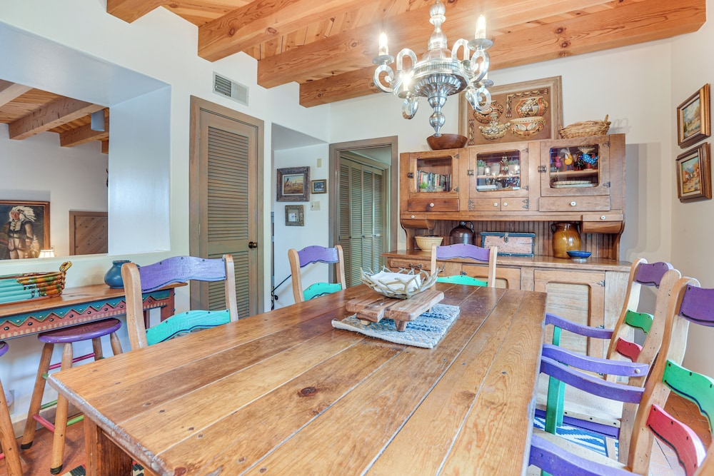 Heated Pool Access! Mtn-View Santa Fe Home, Patio