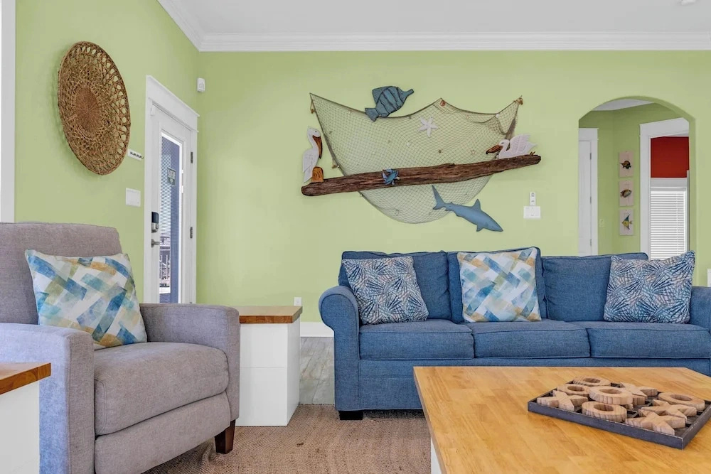 Steps to Shore! just Beachy Home w/ Deck + Views