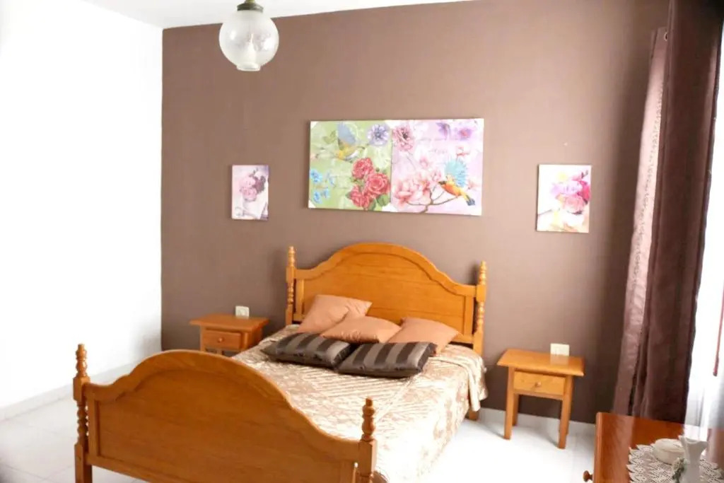 Apartment with 2 bedrooms in El Paso with wonderful mountain view balcony and WiFi 11 km from the beach