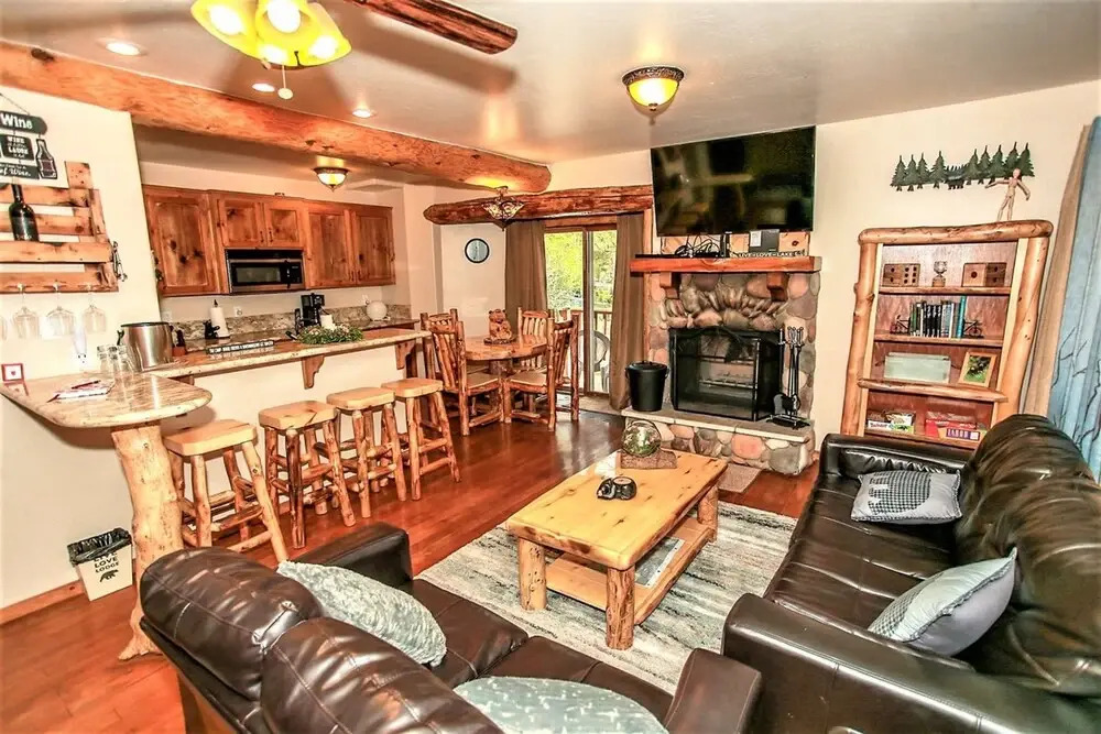 Living Log Cabin-1494 by Big Bear Vacations