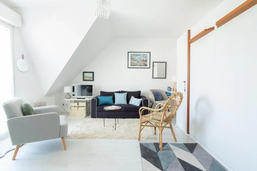 Studio cosy et lumineux à 2 pas de la plage et du centre ville