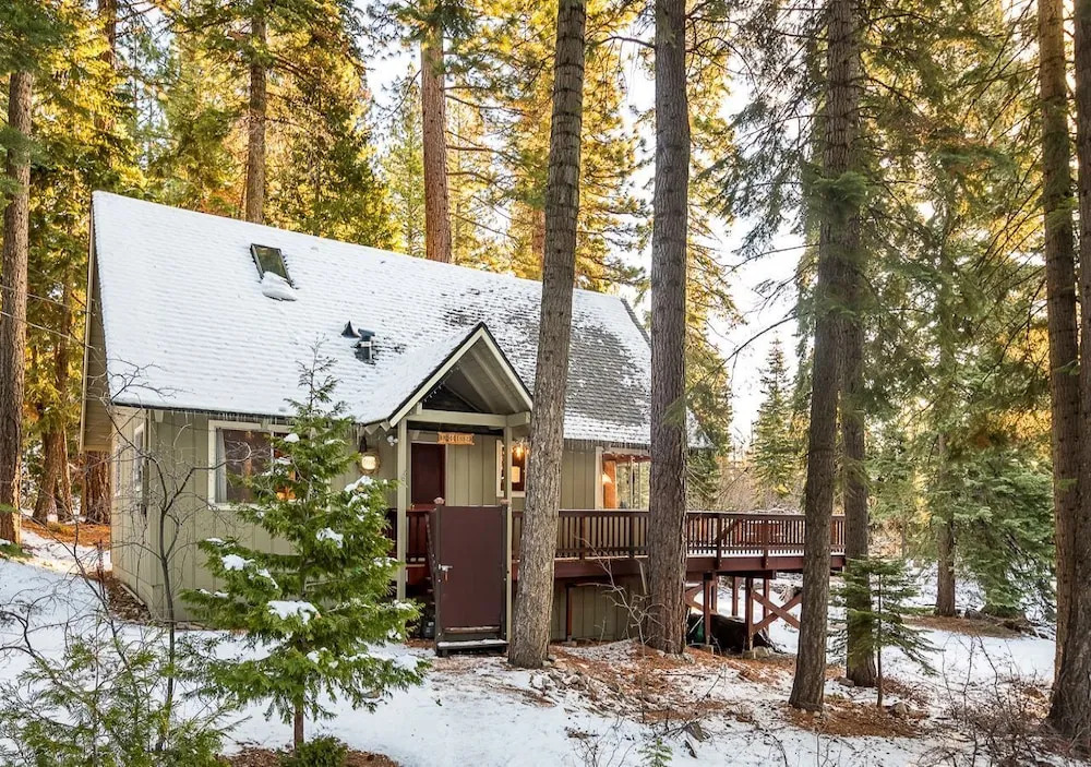 The Honey Bear Cabin With Fireplace and Large Deck! #109