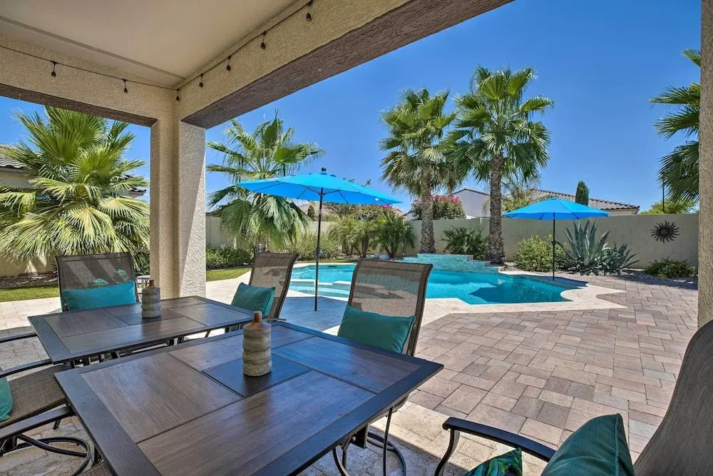 Modern Azure Home w/ Beautiful Patio, Pool & Spa!