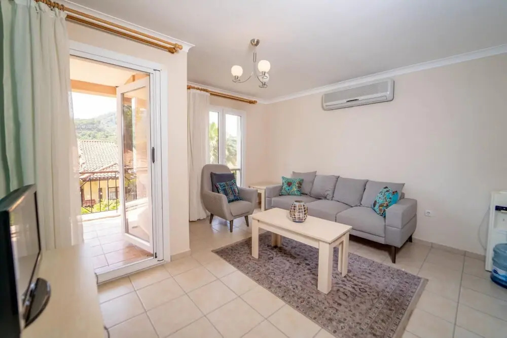 House With Balcony and View Near Beach in Gocek