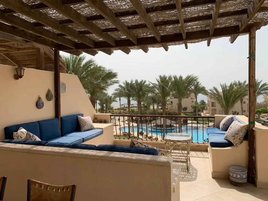 Chalet with Roof at Laguna Bay-Ain EL Sokhna
