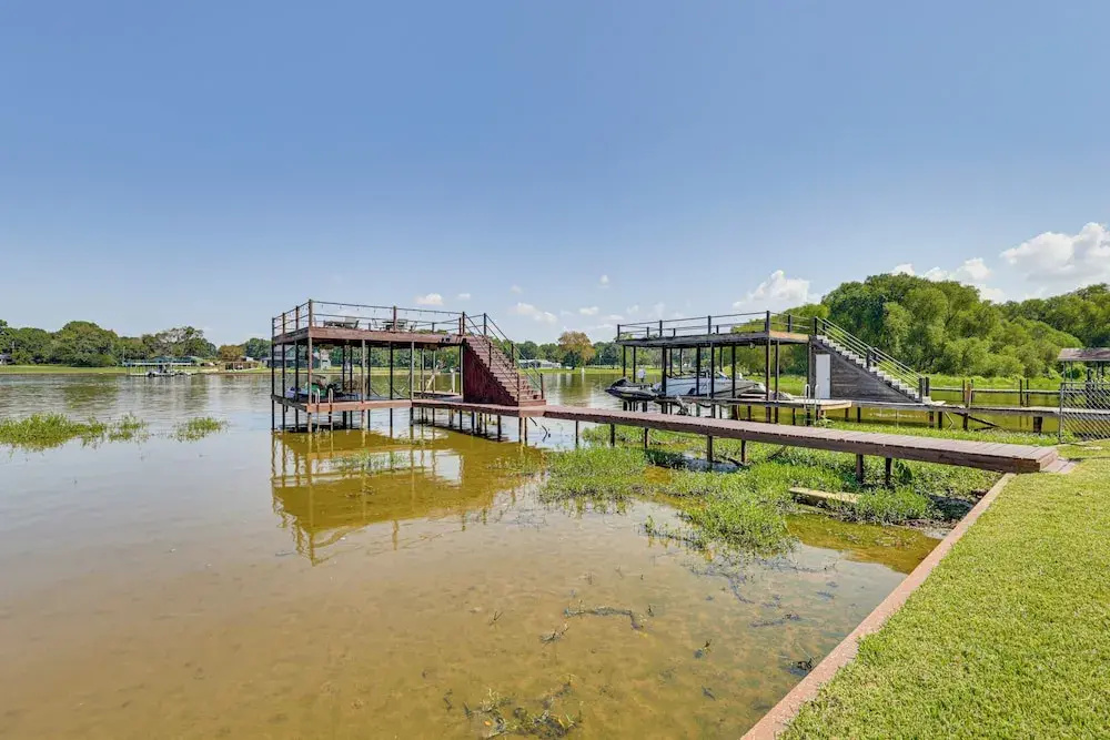 Lakefront Escape w/ Game Room & Dock in Mabank!