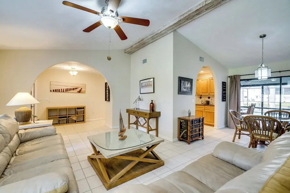 Canal-front Gem w/ Lanai & Dock in Cape Coral