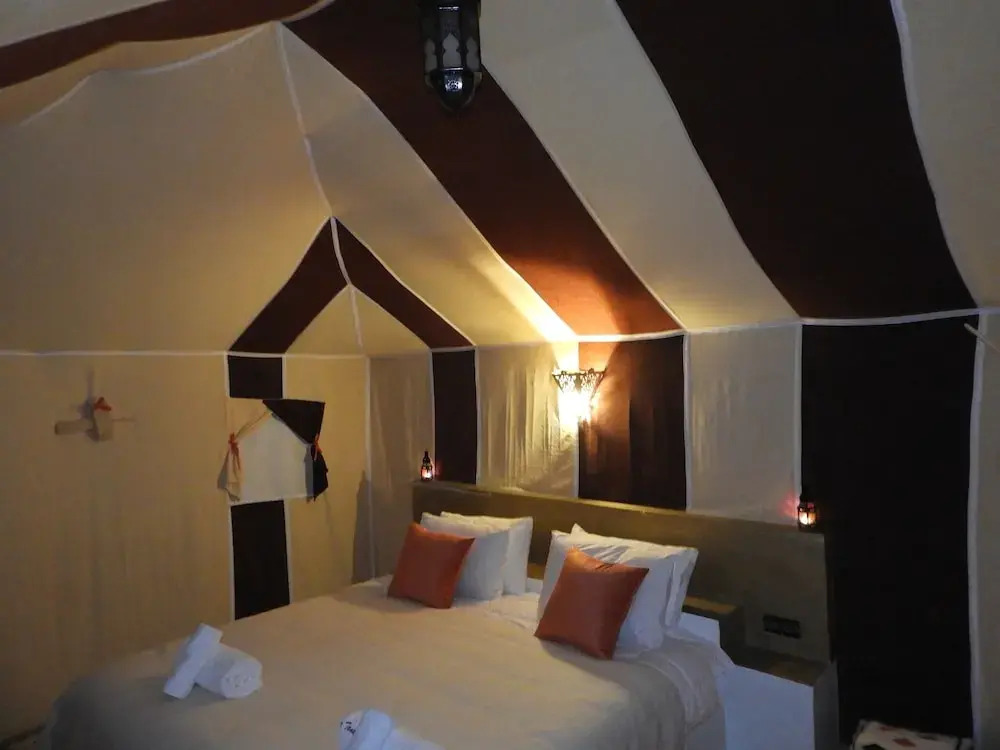 Sleeping in a Luxury tent in Merzouga desert