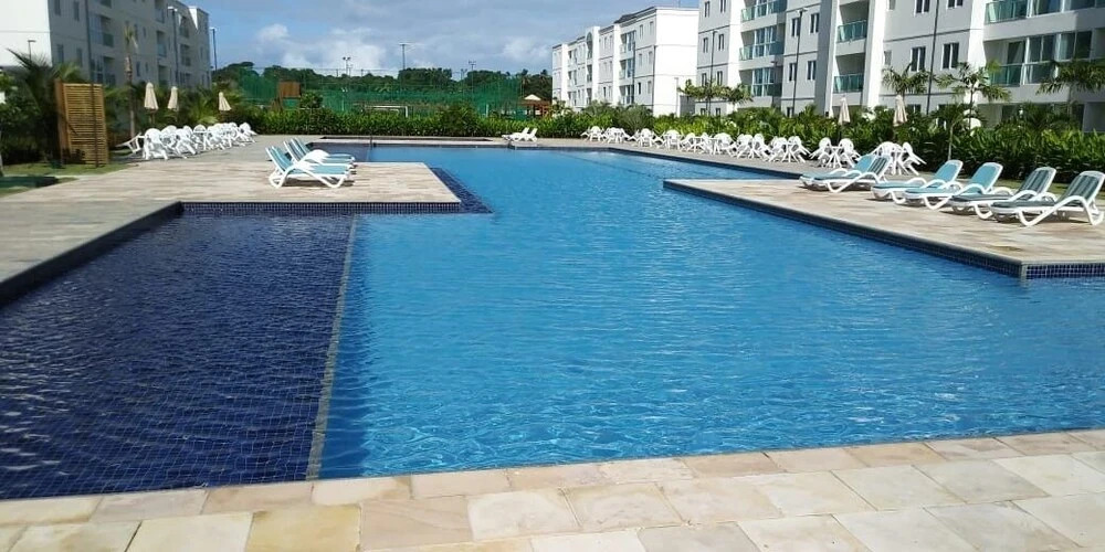 Palm Village Acqua - Apartamento Premium - Em frente à piscina - Porto de Galinhas