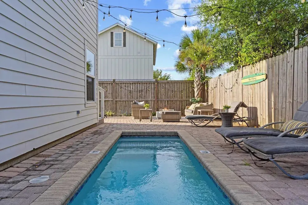 Pool, Firepit, Near Miramar Beach Access Blue Surf Lane by Avantstay