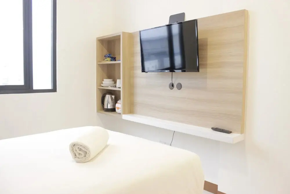 Minimalist Studio Semi Apartment at The Lodge Paskal near BINUS University