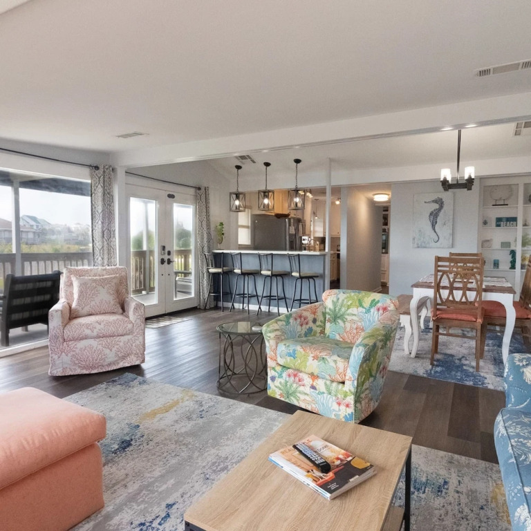 Walk to the Beach Ocean Views Yard Game Room