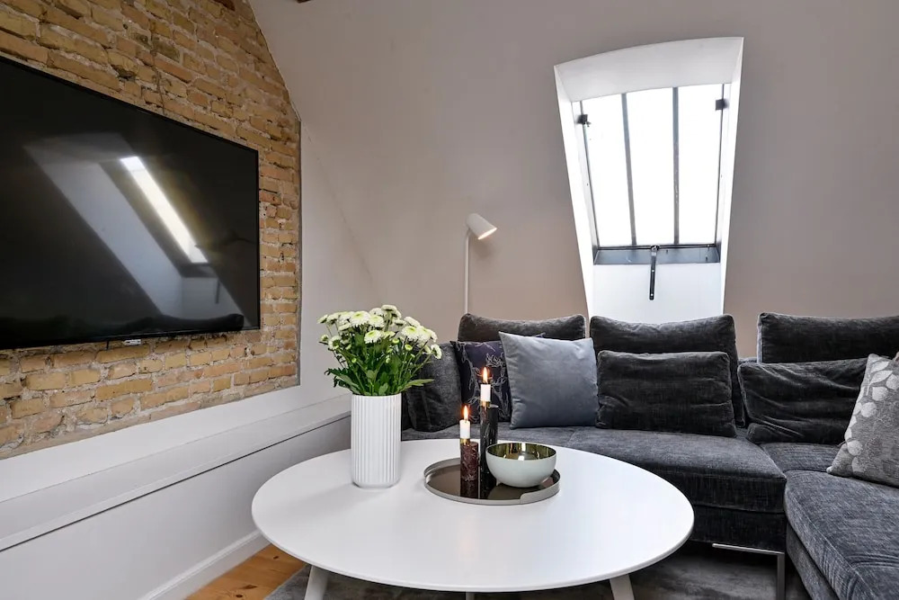 Fantastic Duplex Apartment with Modern Danish Design Furniture