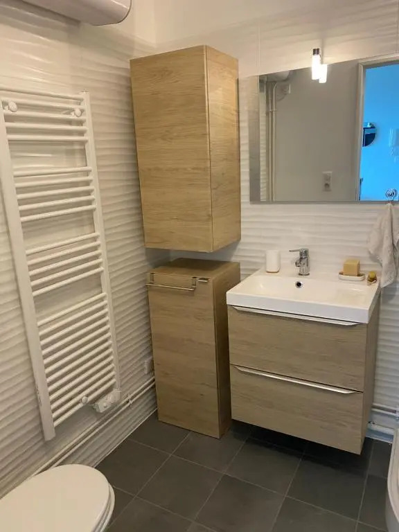 studio lumineux RDC vue sur mer parking privé