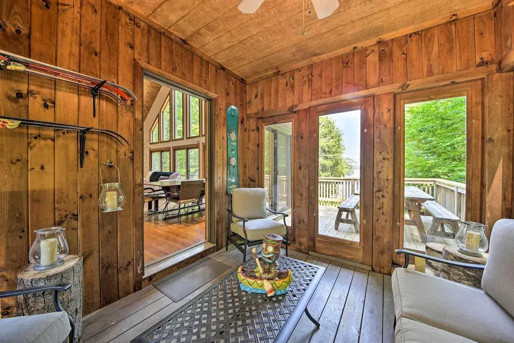 Sebago Lake Gem on Private Cove w/ Boat Dock!
