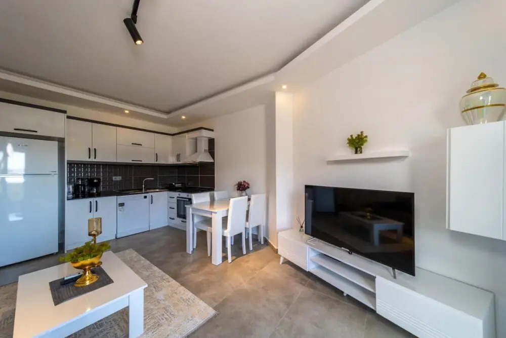 Lovely Flat With Shared Pool and Balcony in Alanya