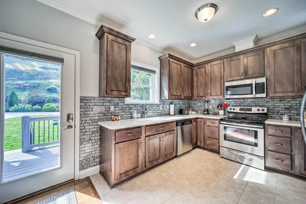 Striking Waynesville Home w/ Mtn Views & Deck
