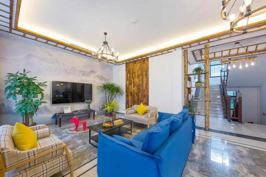 Anji Qingyun Mountain Residence, Cloud Grassland Light Luxury Pool Designer Resort