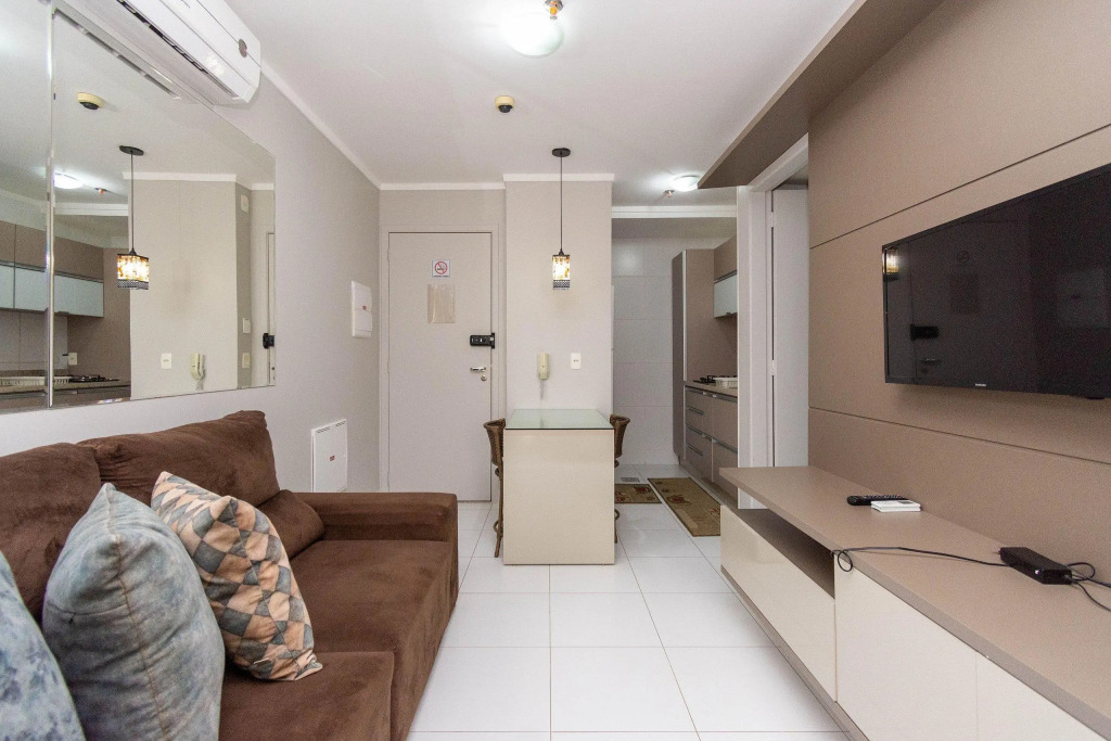 Apartamento 1 quarto no Edifício Metropolitan Barcelona - Próximo ao Shopping Flamboyant - Jardim Goias - MB1504B