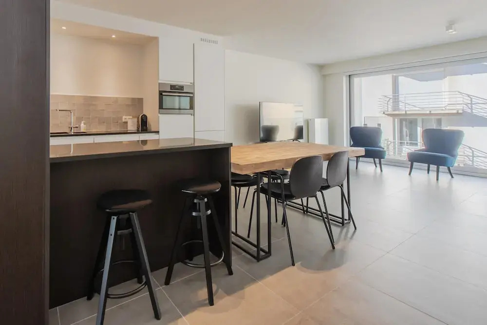 Apartment Close to the sea Wall of Mariakerke