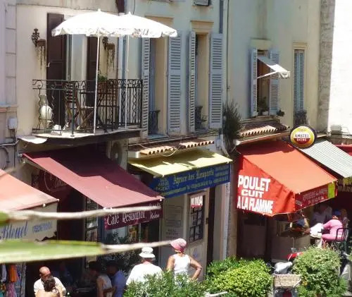 Balcony over Provencal Market, Old Antibes