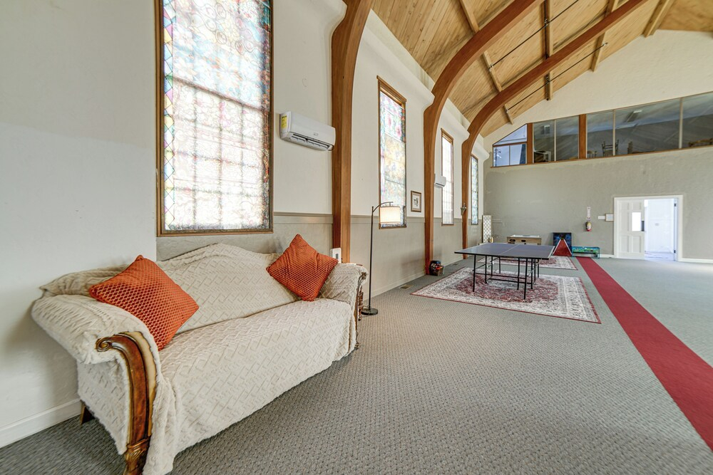 Walk to Clear Lake! Converted Church w/ Game Room